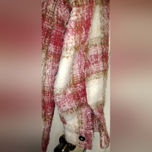 Plaid red shacket by zara size XS - Picture 10 of 13